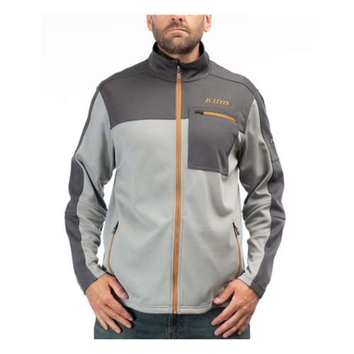 Glacier stripe fleece jacket deals