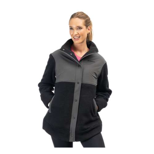 Women's Klim High Pile Mountain Fleece Softshell Vit jacket