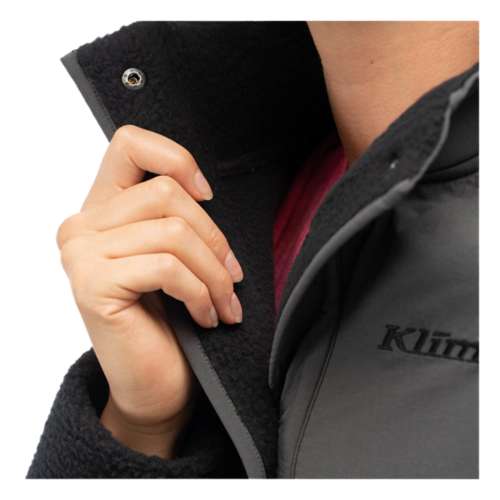 Women's Klim High Pile Mountain Fleece Softshell Vit jacket