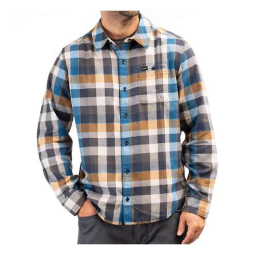 Men's Klim Alderson Midweight Flannel Long Sleeve Snowmobiling Button Up Shirt