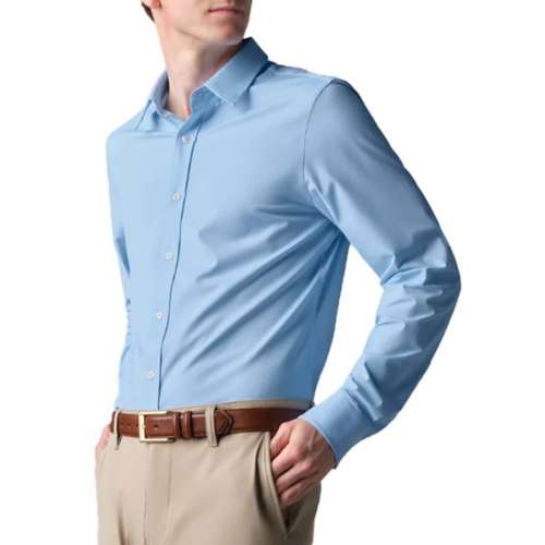 Men's Rhone Commuter Slim Fit Long Sleeve Smiley Up Shirt