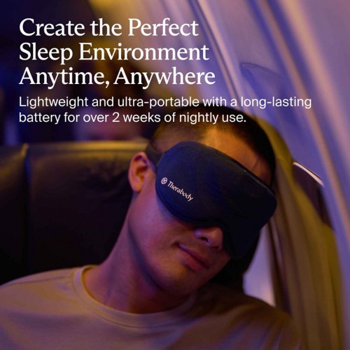 【ワイミ】TherabodySleepMask Therabody Sleep Mask - Blackout Eye Mask with Vibration