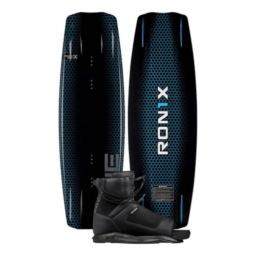 Ronix 2023 One Blackout Wakeboard w/ Divide Binding Package