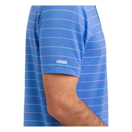 Men's Ballantyne cotton Blanc polo shirt Long Drive Golf Blanc polo