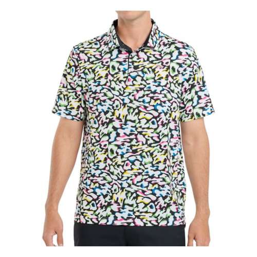 HYPEGOLF Dot motif POLO BLACK M ブラック