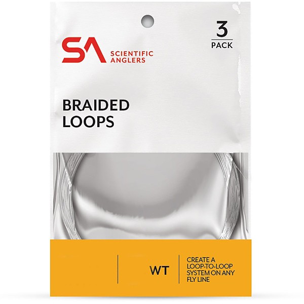 SCIENTIFIC ANGLERS Braided Loops Leader 3 Pack