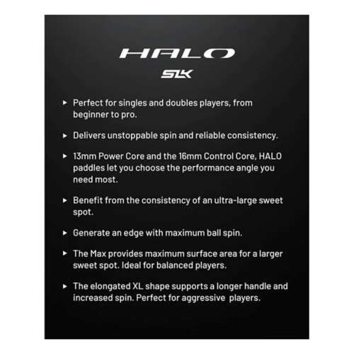 Selkirk SLK Halo Control Pickleball Paddle - XL