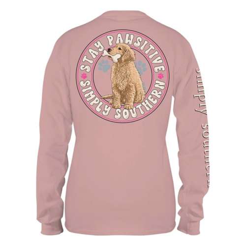 Girls' Simply Southern Stay Pawsitive Long Sleeve T-Shirt