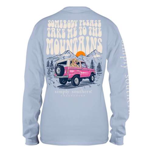 Girls' Simply Southern Take Me To The Mountains Long Sleeve T-Shirt