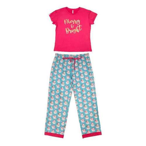 Girls' Simply Southern Holiday Top and Bottom Pajama Set