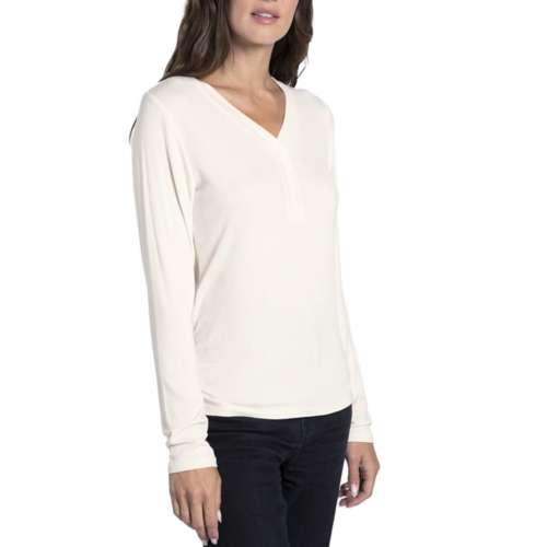 Women's Thread & Supply Plus Size Frankie Long Sleeve V-Neck Henley