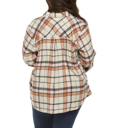 Women's Thread & Supply Plus Size Poppy Long Sleeve Button Up Shirt