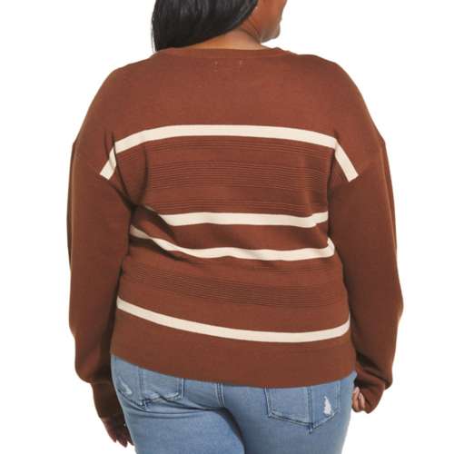Threaded Pear Alessia Plus Size Pearled Sweater