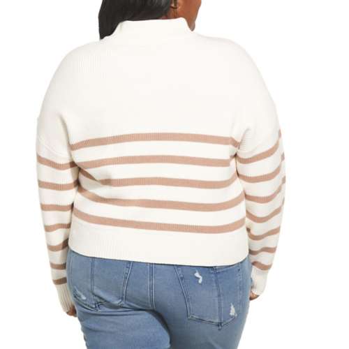 Women's Thread & Supply Plus Size Russell 1/4 Zip Sweater