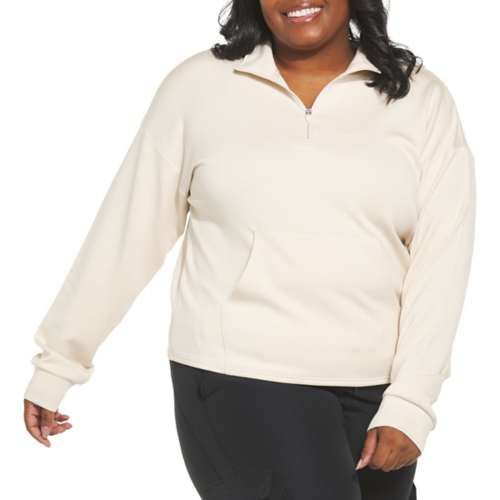 Women's RECREATION Plus Size Keely 1/4 Zip Pullover