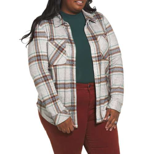 Women's Thread & Supply Plus Size Lewis Long Sleeve Button Up Pull shirt