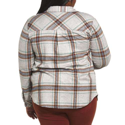 Women's Thread & Supply Plus Size Lewis Long Sleeve Button Up Pull shirt
