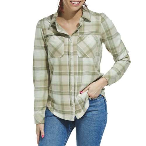 Women's Thread & Supply Lewis Long Sleeve Button Up logo-patch shirt
