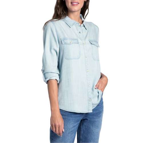 Women's Thread & Supply Beau Top Long Sleeve Button Up Rick shirt