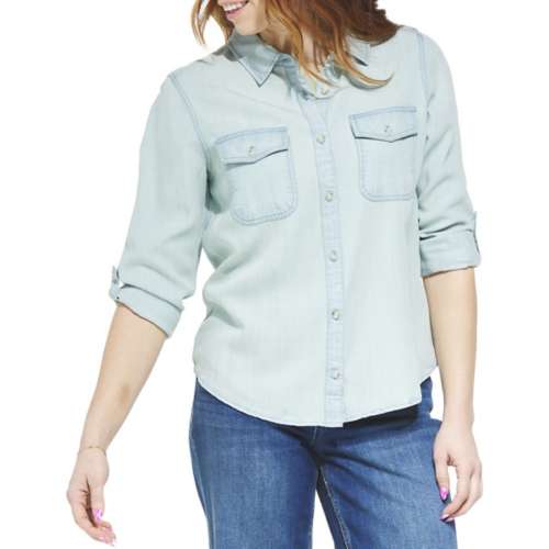Women's Thread & Supply Beau Top Long Sleeve Button Up Modern