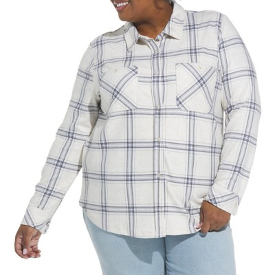 Women's Thread & Supply Plus Size Lewis Long Sleeve Shacket