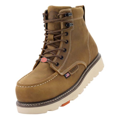 Men's BRUNT The USA Marin Welted Unlined 6" Water Resistant Composite Toe Work Boots