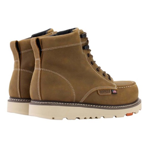 Men's BRUNT The USA Marin Welted Unlined 6" Water Resistant Composite Toe Work Boots