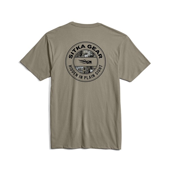 Men's Sitka Hidden Optifade Tee T-Shirt - Sitka