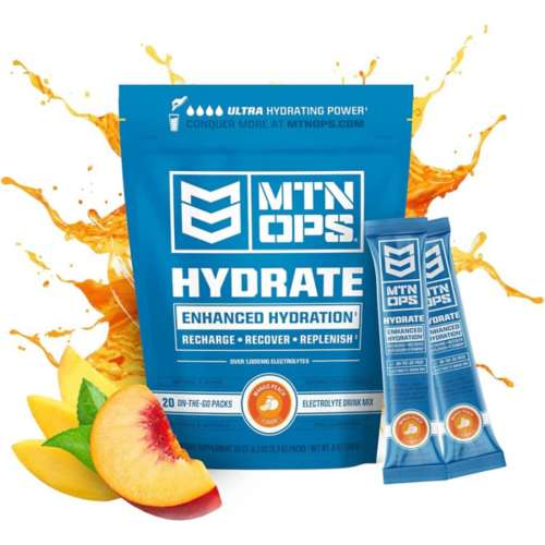 MTN OPS Hydrate Electrolyte Powder 20 Serving On-The-Go Packs