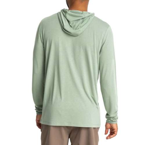 Men's Free Fly Bamboo Lightweight Long Sleeve Hooded T-Shirt