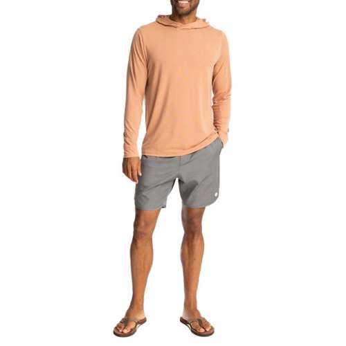 Men's Free Fly Elevate Lightweight Long Sleeve Hooded T-Shirt