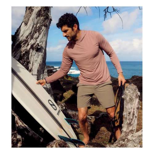 Men's Free Fly Elevate Lightweight Long Sleeve Hooded T-Shirt