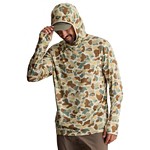 Men's Free Fly Bamboo Lightweight Long Sleeve Hooded T-Shirt - Thumbnail 2 of 8