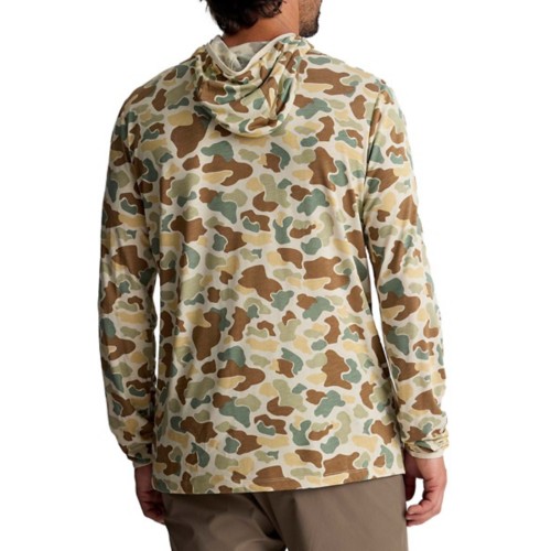 Men's Free Fly Bamboo Lightweight Long Sleeve Hooded T-Shirt - Primary Image