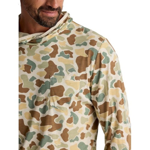 Men's Free Fly Bamboo Lightweight Long Sleeve Hooded T-Shirt - Primary Image
