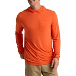 Men's Free Fly Bamboo Lightweight Long Sleeve Hooded T-Shirt - Thumbnail 1 of 5