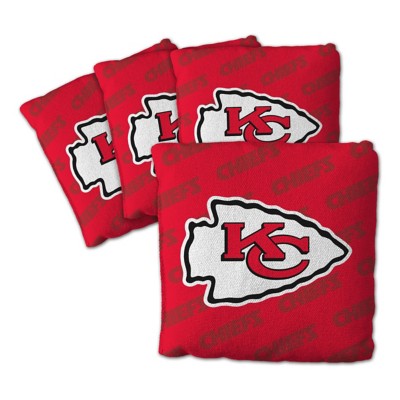 You The Fan Kansas City Chiefs 4-Pack Cornhole tone bags