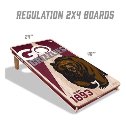 Plant Stands & Supports Montana Grizzlies 2x4 Cornhole Game