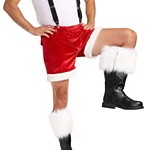 Men's Tipsy Elves Santa Lounge Shorts - Thumbnail 2 of 2