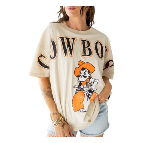 Gameday Social Women's Oklahoma State Cowboys Southern Split Long Sleeve T-Shirt