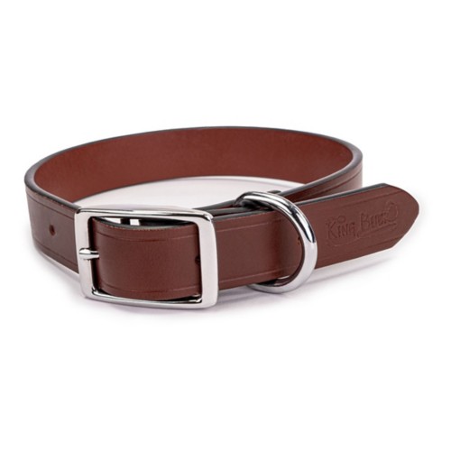 King Buck Leather Dog Collar