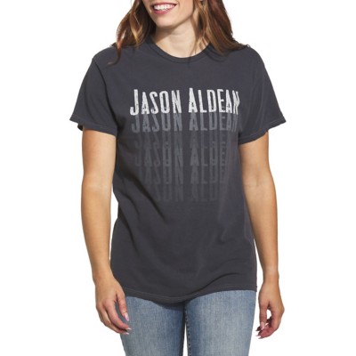 Women's Goodie Two Sleeves Plus Size Jason Aldean Repeat T-Shirt