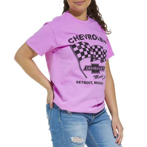 Women's Goodie Two Sleeves Chevrolet Flag T-Shirt