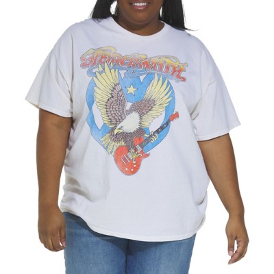 Women's Goodie Two Sleeves Plus Size Aerosmith Eagle T-Shirt
