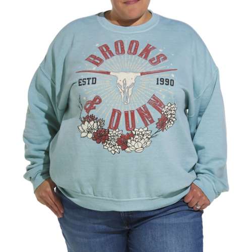 Women's Goodie Two Sleeves Plus Size Brooks N Dunn Long Sleeve Shirt