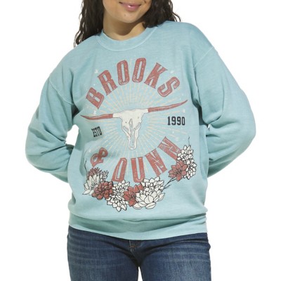 Women's Goodie Two Sleeves Brooks N Dunn Crewneck Sweatshirt