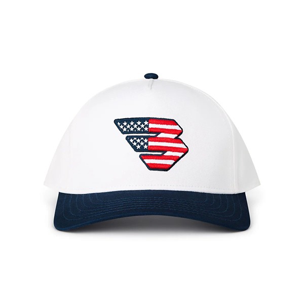 BURLEBO Men's  Patriotic Flying B Logo Hunting Adjustable Hat