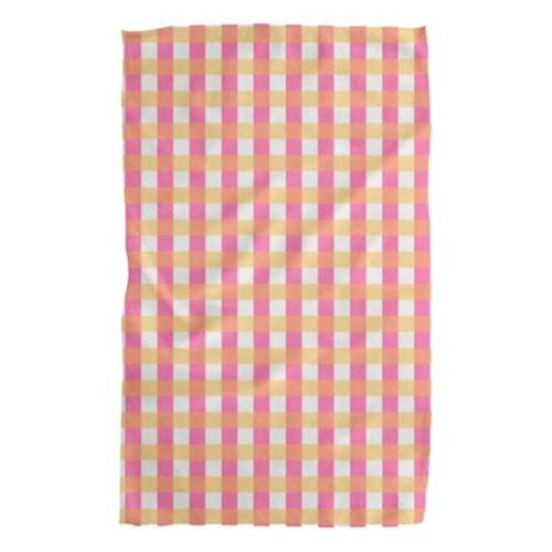 GEOMETRY Table For Two Pink Tea Towels