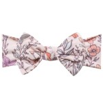 Baby Girls' Copper Pearl Knit Bow Bow Headband - Thumbnail 1 of 3