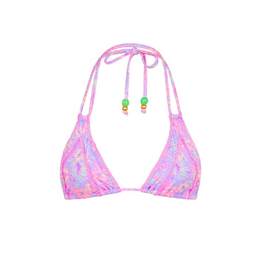 Women's Kulani Kinis Decorative Panel Halter Swim Bikini Top